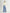 Women's Dark Blue Cotton Middle Waist Wide Leg Jeans