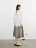 Women's Rock Gray High Waist Circular Skirt
