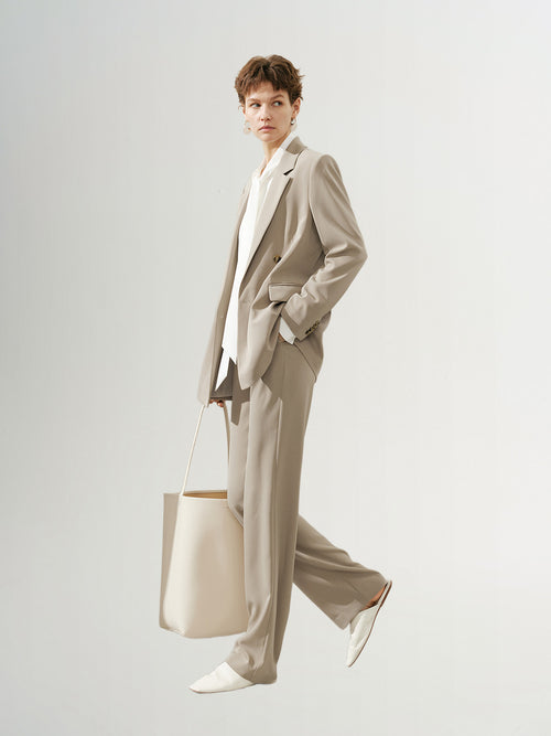 Charger l'image 1 dans la galerie. Blazer beige-gris