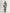 Women's Gray Warm Goose Puffer Hooded Jacket with Fur