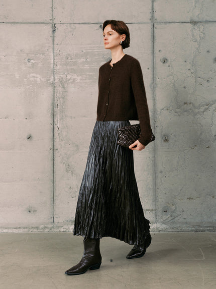Silk-Cashmere Cardigan