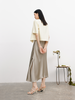 Women's Summer Off-White Notch Lapel Stable Short Sleeves Short Blazer