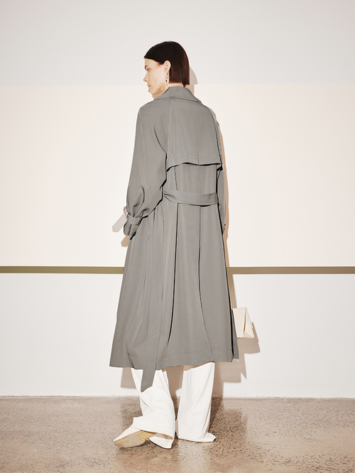 Carica immagine 1 in visualizzazione galleria. Trench Tara - gris perle