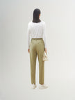 Women's White Round Neck Long Sleeves T-Shirt 5D2100101