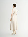 Beige sleeveless dress