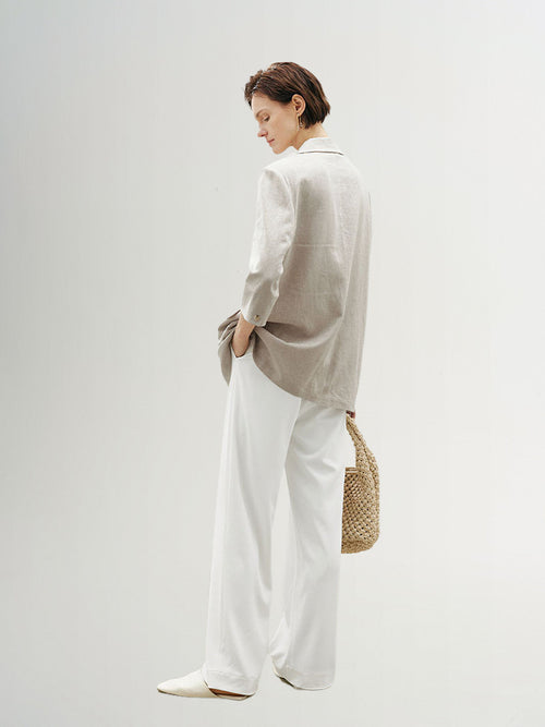 Load image 1 in gallery view. Linen blazer