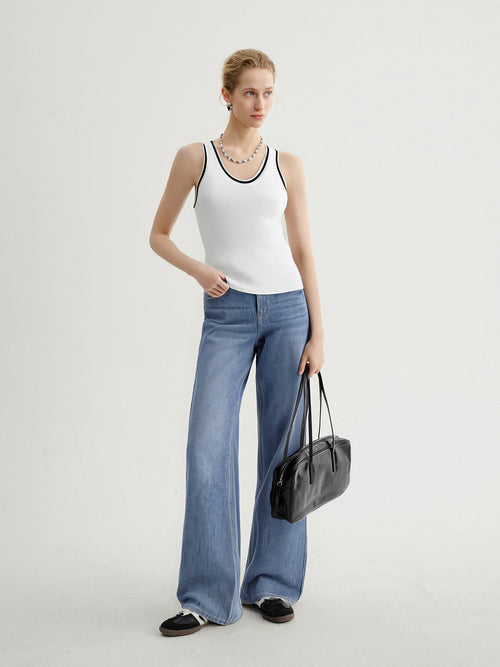Load image 1 in gallery view. Contrast Trim Cami