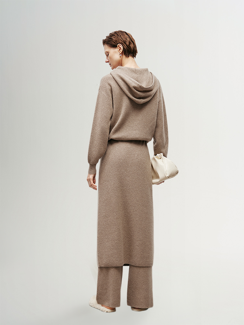 Relaxed Fit Cashmere Hoodie