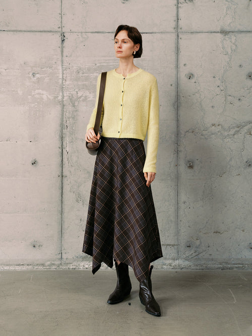 Load image 1 in gallery view. Silk-Cashmere Cardigan