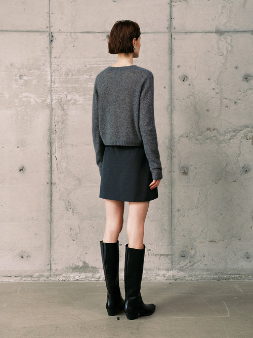 Load image 1 in gallery view. Silk-Cashmere Cardigan