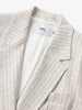 Blazer rayé beige