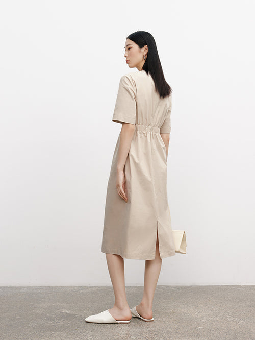 Load image 1 in gallery view. Beige dress