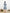 Women's Blue V Neck Puff Sleeve Natural Waist Dress