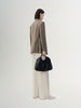Brown Notch Lapel Blazer