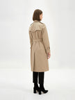 Women's Lapel Double Breasted Trech Coat 5998160371Q