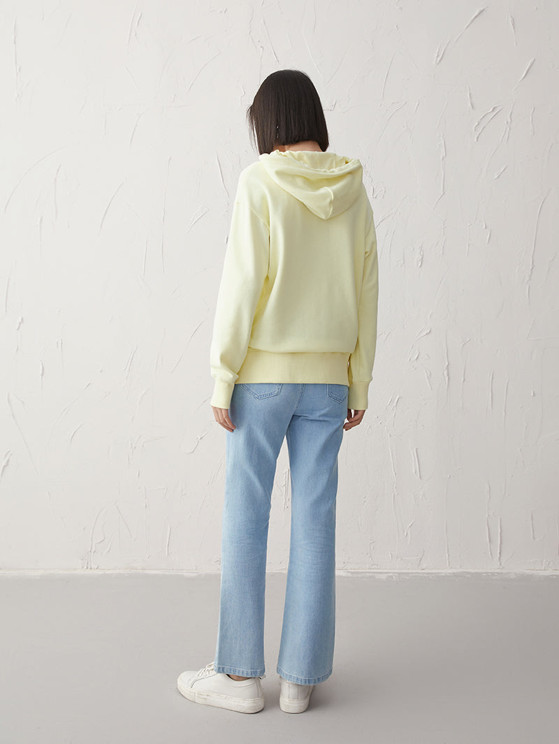 Yellow hoodie