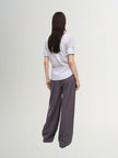 Pantalon large gris