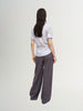 Pantalon large gris