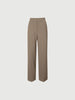 Pantalon marron à coupe droite