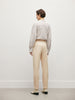 Women's White Small Leg Cotton Trousers