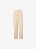 Women's White Small Leg Cotton Trousers
