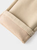 Women's White Small Leg Cotton Trousers