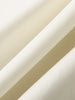 Women's White Short Sleeves V Neck 100% Cotton Dress