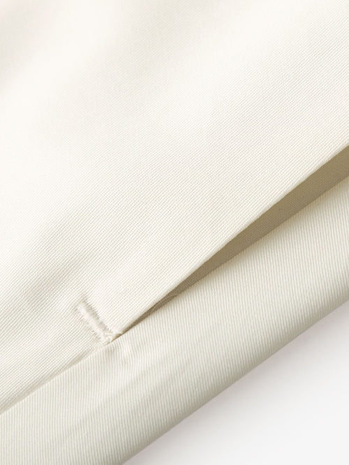 Load image 1 in gallery view. Women's White Short Sleeves V Neck 100% Cotton Dress