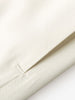 Women's White Short Sleeves V Neck 100% Cotton Dress