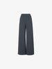 Women's Gray Wide Leg Stable Fit Trousers