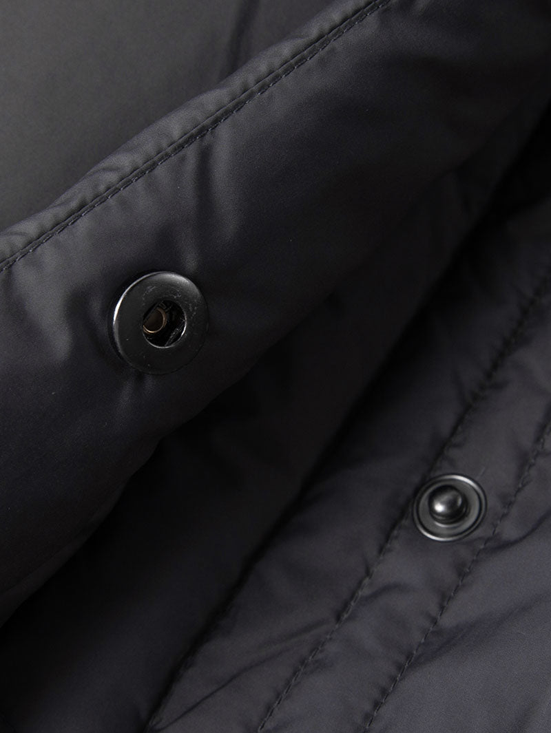 Women's Dark Gray Heavy Goose Puffer Hooded Jacket