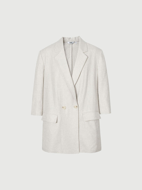 Load image 1 in gallery view. Linen blazer