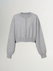 WOMEN'S LIGHT GRAY CASUAL FIT VISCOSE KNITWEAR 5F2130441