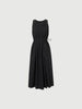 Pleated black dress