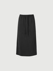 Gray knitted skirt