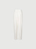 Women's White Small Leg Fit Spring Trousers