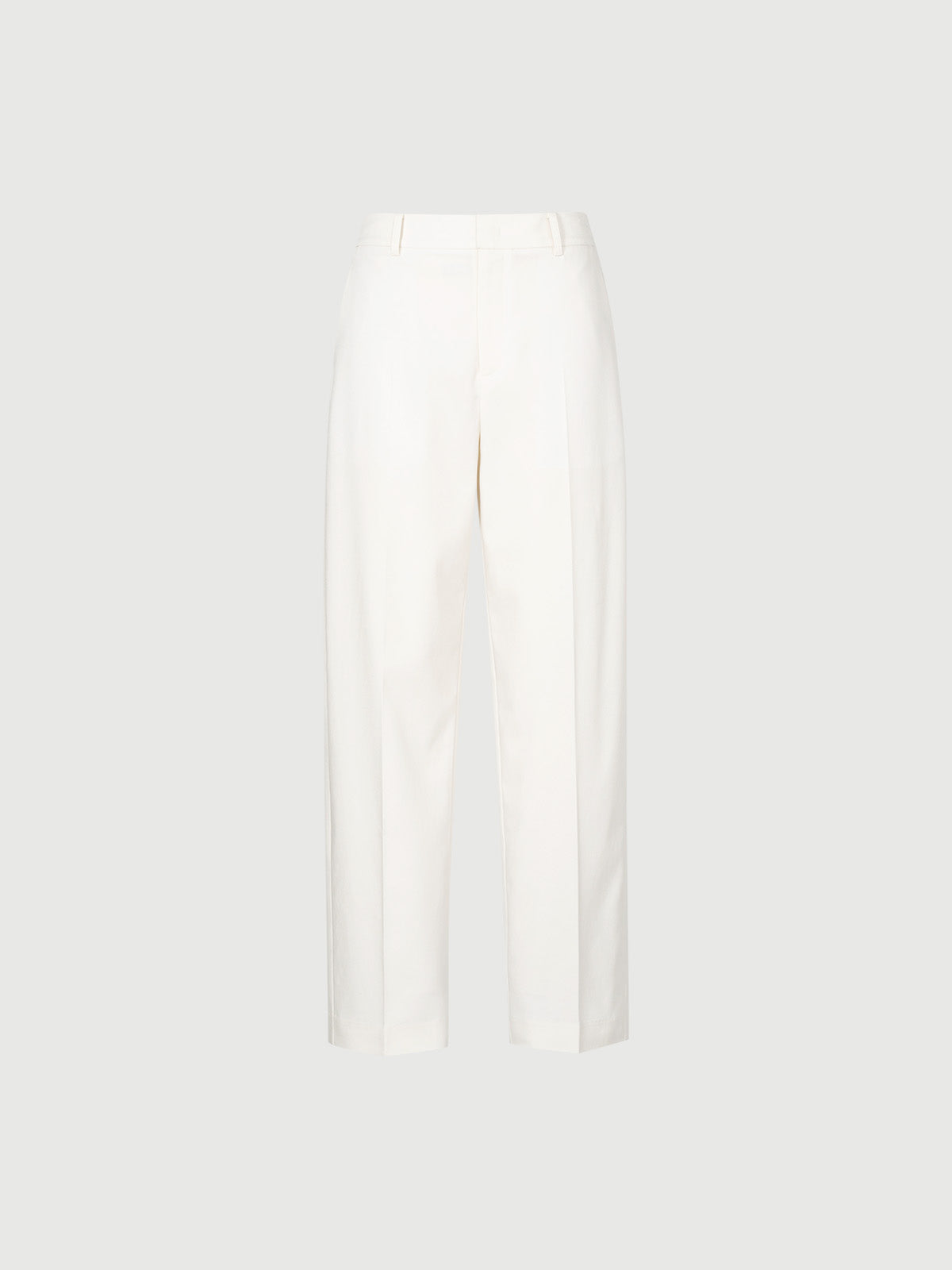 Straight white pants