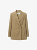 Khaki wool blazer