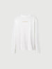 Women's White Round Neck Long Sleeves T-Shirt 5D2100101