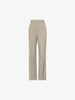 Women's Dark Gray Straight Fit Stable High Waist Trousers