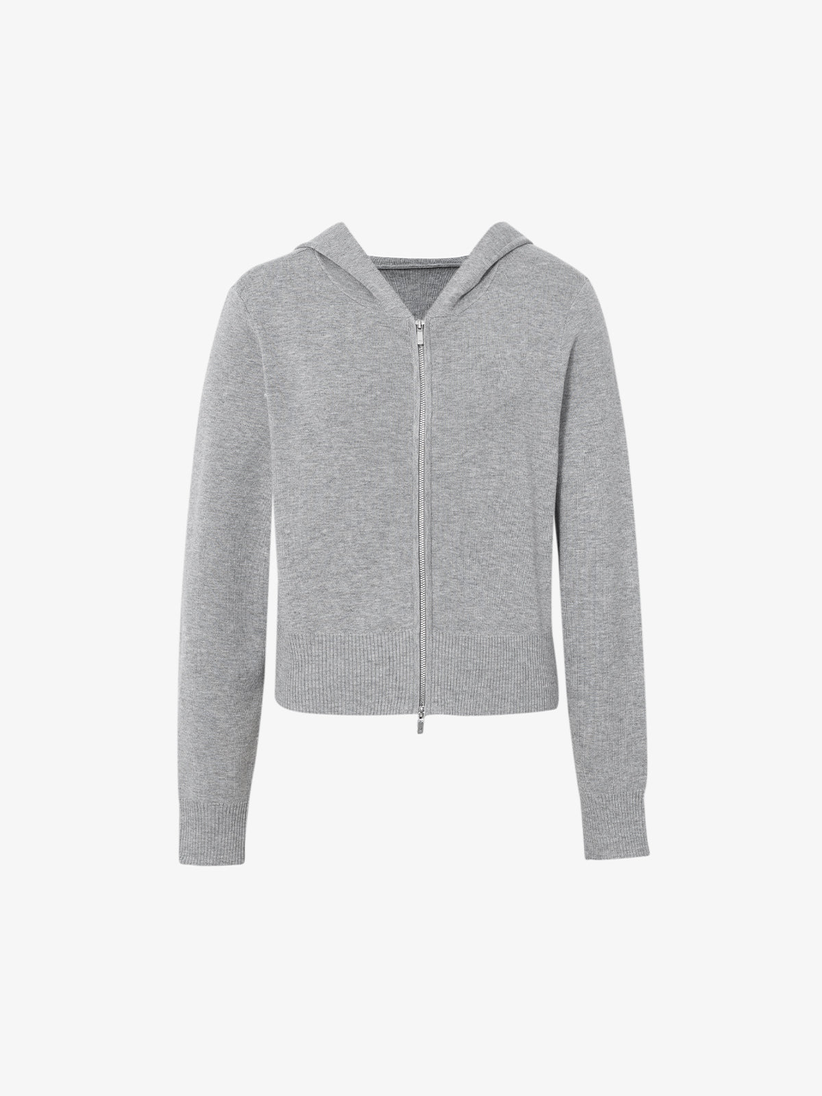 Veste à capuche grise