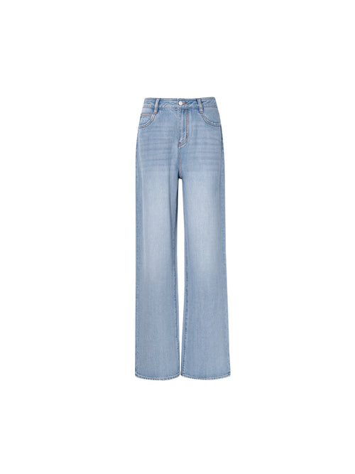 Load image 1 in gallery view. Light mountain blue pants