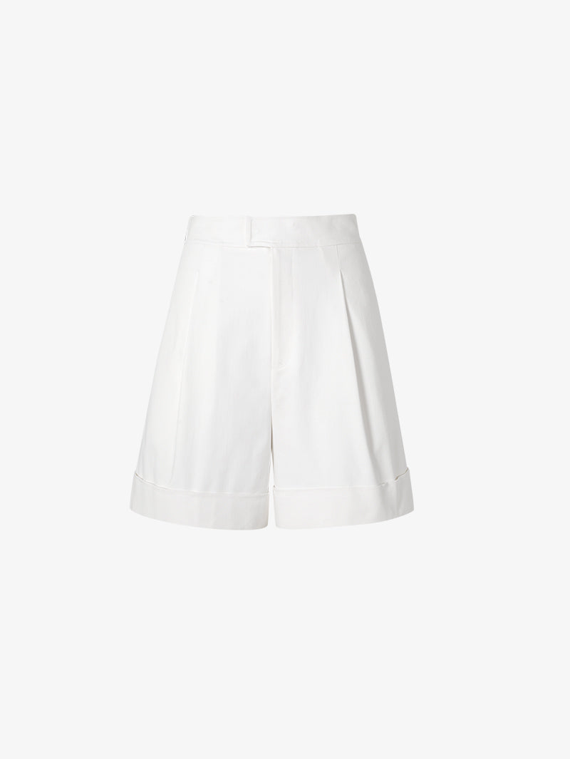 Women's Original White A-Line Short Trousers