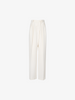 Women's Original White Straight Fit Smooth Trousers