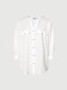 Blouse blanche à boutons