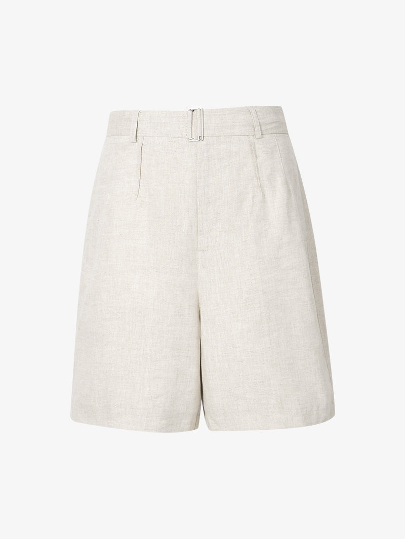 Linen shorts