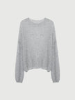 Gray sweater on a light gray background