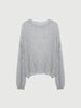 Gray sweater on a light gray background