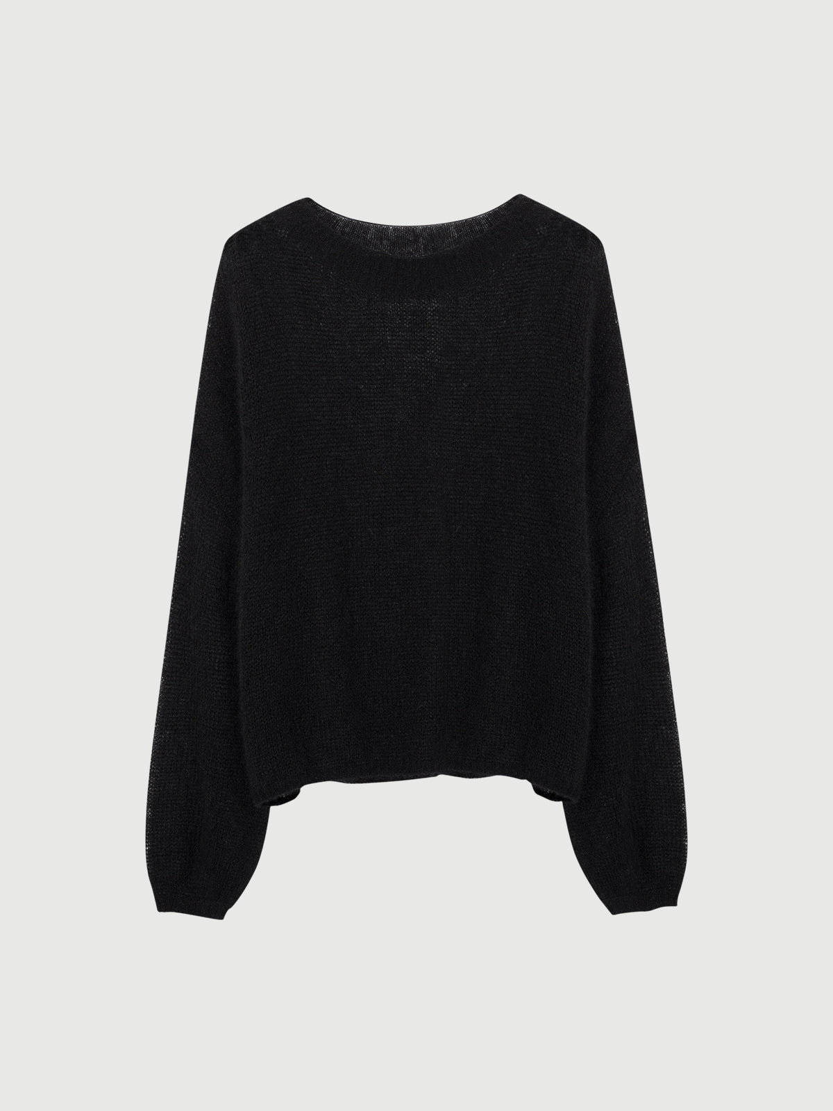 Cashmere-Silk Relaxed Pullover Sweater