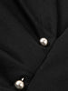 Women's Black Wide Leg Lyocell Dress